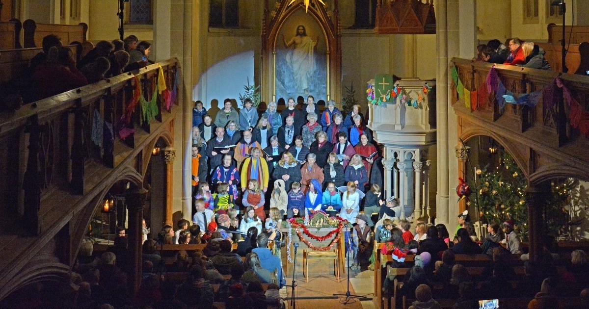 Feliz Navidad heißt Frohe Weihnachten Trinitatisschule Riesa